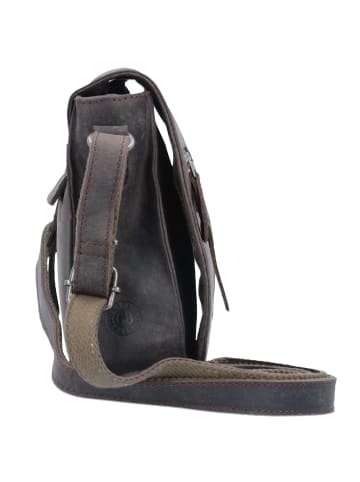Greenburry Vintage Revival Umhängetasche Leder 21 cm in brown