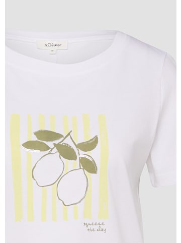 s.Oliver T-Shirt in 01D0_weiß