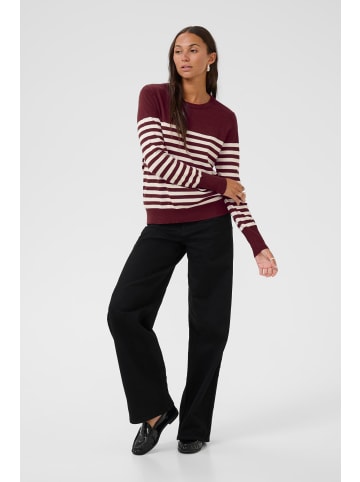 Kaffe Strickpullover KAlizza Regular fit in Windsor/Turtledove Half Stripe