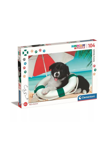 Clementoni Hund Beach Puzzle mit 104 Teilen von Clementoni