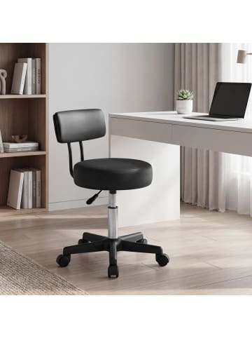 SONGMICS Arbeitshocker Activo in Tintenschwarz - (B)50 x (H)83.5 x (T)50 cm