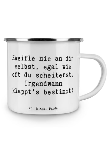 Mr. & Mrs. Panda Pott Spruch Glaube an sich selbst mit Spruch in Weiß