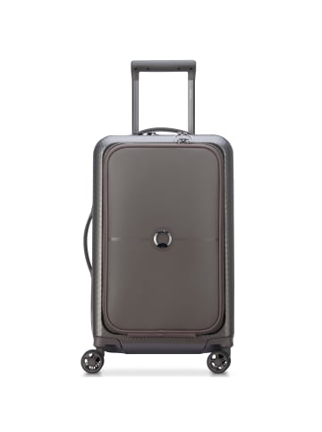 Delsey Turenne 4-Rollen Kabinentrolley 55 cm Laptopfach in silber