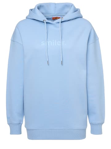 smiler. Kapuzensweatshirt Sunny. in hellblau