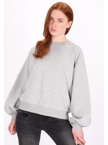 DreiMaster Damen Sweatshirt in Grau Melange