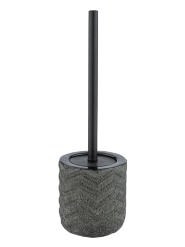 Wenko WC-Garnitur Mod. Mantua Keramik, WC-Garnitur Mantua Keramik in Schwarz