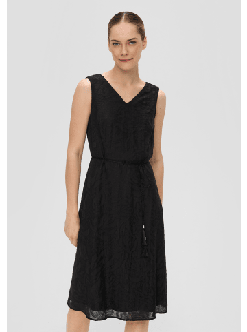 s.Oliver BLACK LABEL Kleid kurz in Schwarz