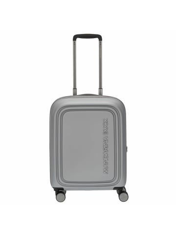 Mandarina Duck Logoduck+ - 4-Rollen-Kabinentrolley 55 cm S (silver) in silver
