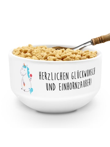 Mr. & Mrs. Panda Ostergeschenk Einhorn Baby mit Spruch in Weiß