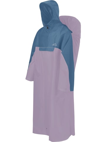 Normani Outdoor Sports Regenponcho Tutunendo in Dunkelblau/Violett