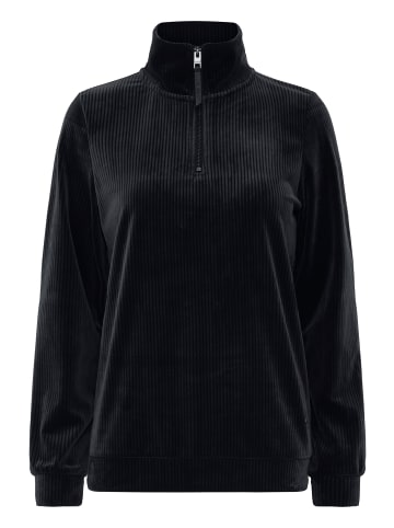 Oxmo Longsweatshirt OXEbba in Schwarz