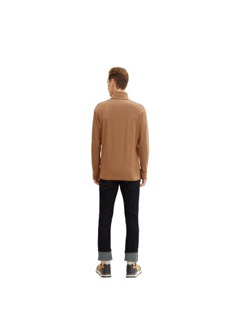 Tom Tailor Rollkragenshirt in otter brown