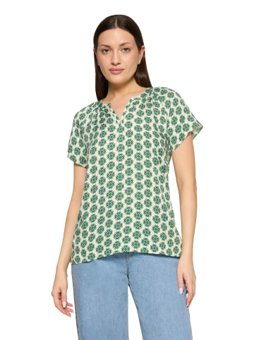CARTOON Blusenshirt mit Rüschen in Green/Blue
