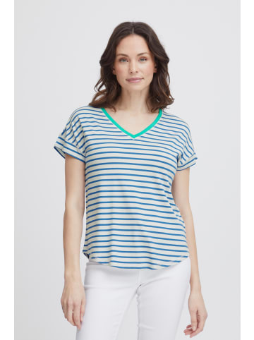 Fransa T-shirt FRFEPORSI Regular fit in Beaucoup Blue mix
