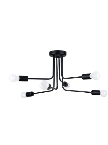 Nice Lamps Kronleuchter LUNDE 6 schwarz H 14