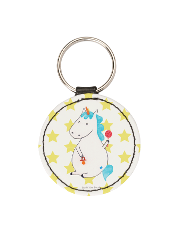 Mr. & Mrs. Panda Anhänger Einhorn Baby ohne Spruch in Weiß