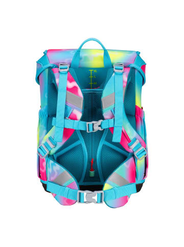 Scout Neo Exklusiv Safety Light Schulranzen-Set 8-teilig in Happy Rainbow
