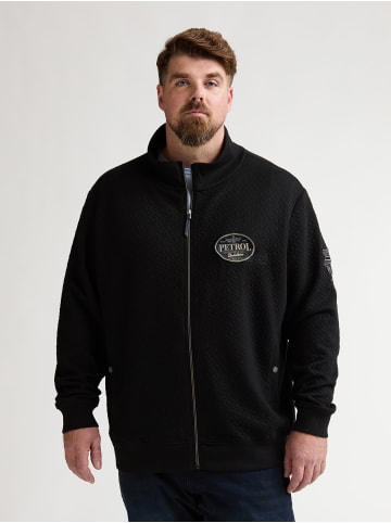Petrol Industries Casual Strickjacke in Übergröße Kilómetro in Schwarz