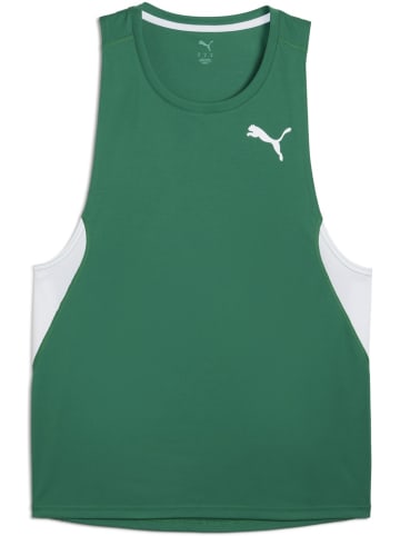 Puma Sportshirt "Cross The Line Singlet 3.0" in Grün