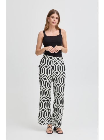 Fransa Casual Hose FRARIANA Loose fit in Whisper White Black