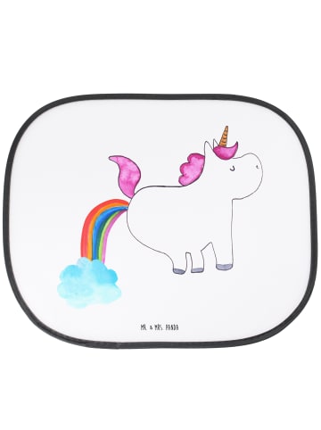 Mr. & Mrs. Panda autofenster sonnenschutz Einhorn Pupsen ohne Sp... in Weiß