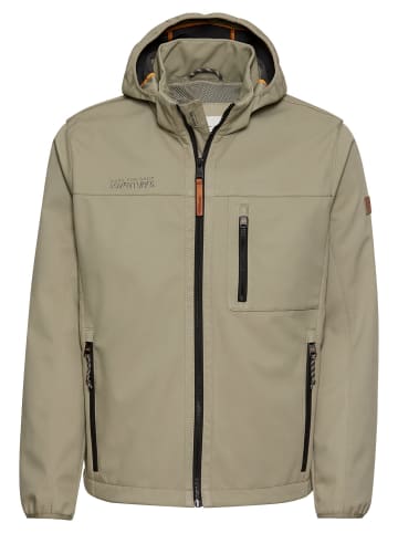 Camel Active Softshell Jacke aus recyceltem Polyester in Grün