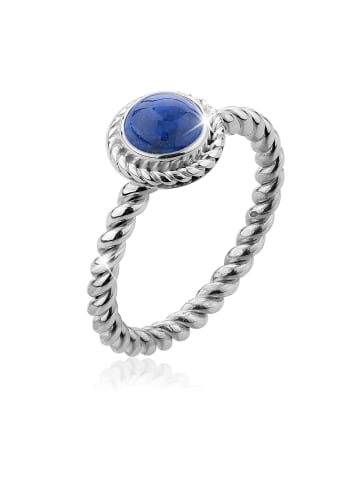 Nenalina Ring 925 Sterling Silber Geburtsstein, Geburtsstein - September in Blau