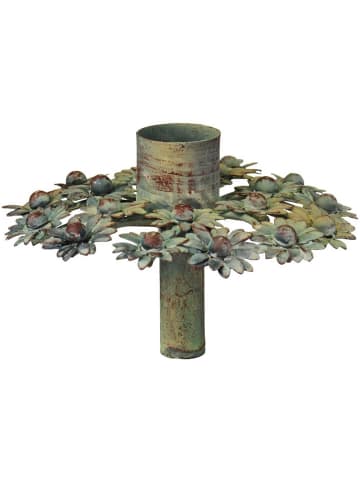 IB Laursen Kerzenhalter BLUMENKRANZ Flaschenstecker für 1 Kerze 10x6 cm