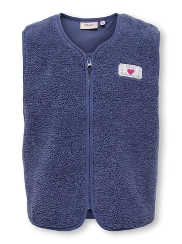 KIDS ONLY Teddyweste Kogbaby in blue indigo