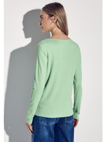 Street One 'Shirt mit Rippstruktur' Grün