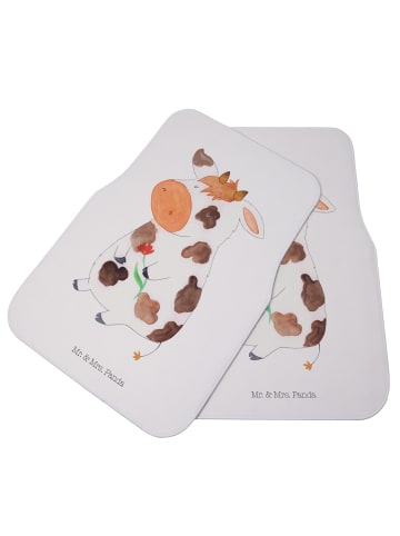 Mr. & Mrs. Panda Automatte Kuh ohne Spruch in Weiß