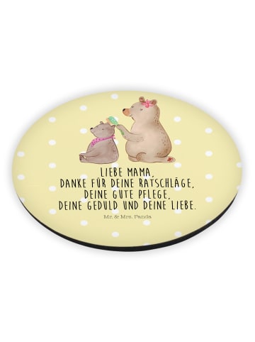Mr. & Mrs. Panda pinnwand magnet Bär Kind mit Spruch in Gelb Pastell