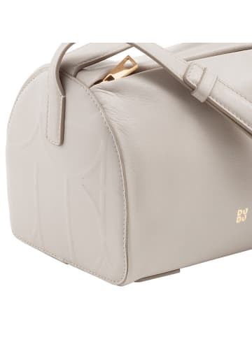 DuDu Up Umhängetasche Leder 19.5 cm in pearl grey