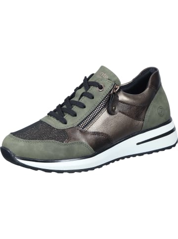 remonte Schnürschuhe in liane/schwarz-bronze