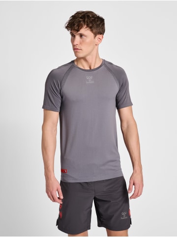 Hummel T-Shirt Raglanärmel Hmlpro Herren in FORGED IRON/QUIET SHADE