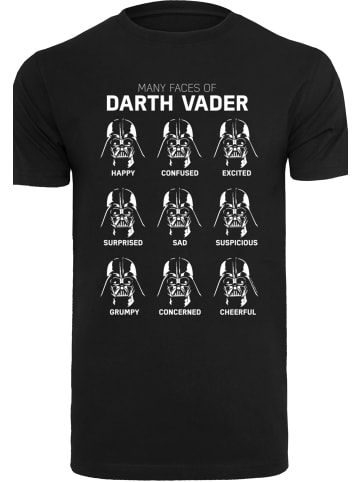 F4NT4STIC T-Shirt Star Wars The Many s Of Darth Vader in schwarz