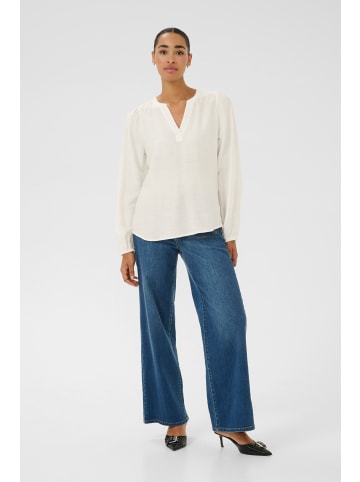 Kaffe Langarm-Bluse KAlui Regular fit in Chalk CC.