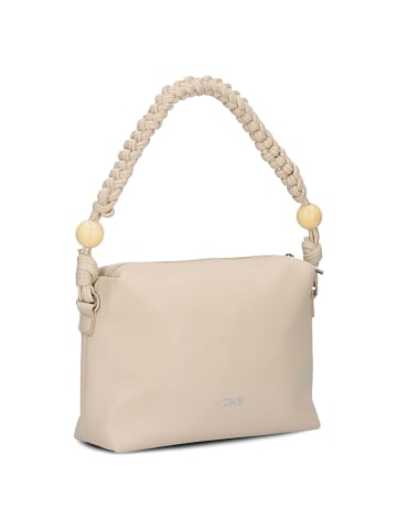 Zwei Perla PE60 - Schultertasche 27 cm (off-white) in sand