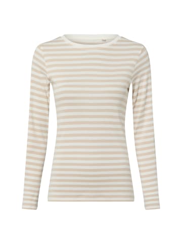brookshire Langarm-Shirt in kitt ecru - 0039
