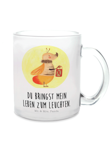 Mr. & Mrs. Panda Trinkbecher Glühwürmchen mit Spruch in Transparent