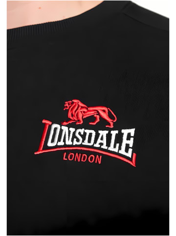 Lonsdale Pullover "Lympstone" in Schwarz