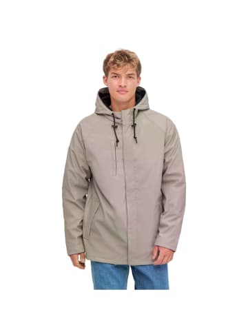 Derbe Regenjacke Plain in cobblestone/navy