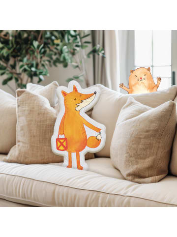 Mr. & Mrs. Panda Kuschelkissen Fuchs Laterne ohne Spruch in Weiß