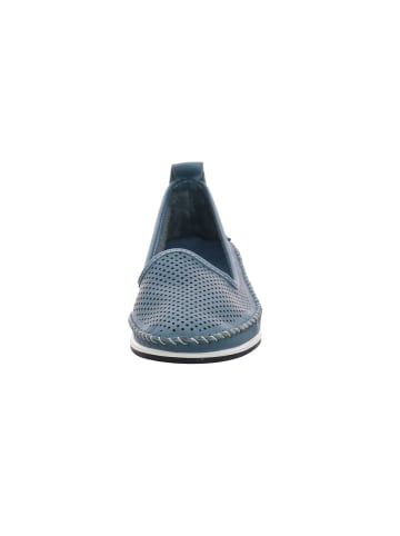 Esgano Damenslipper sportlicher Boden Da.-Slipper in  Blau
