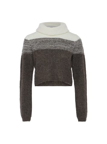 Tanuna Damen Sweater in GRAU MEHRFARBIG