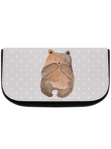 Mr. & Mrs. Panda Kulturtasche Bär Verlust ohne Spruch in Grau Pastell