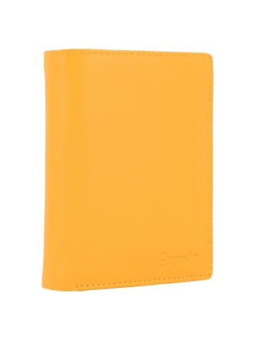 Esquire Peru Geldbörse RFID Leder 9,5 cm curry