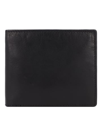 Leonhard Heyden Cambridge Geldbörse Leder 12 cm in schwarz