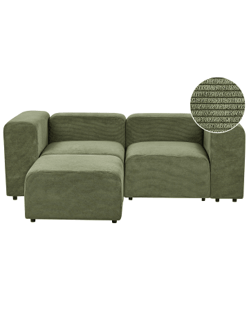 Beliani 2-tlg 2-Sitzer Sofa FALSTERBO in Grün