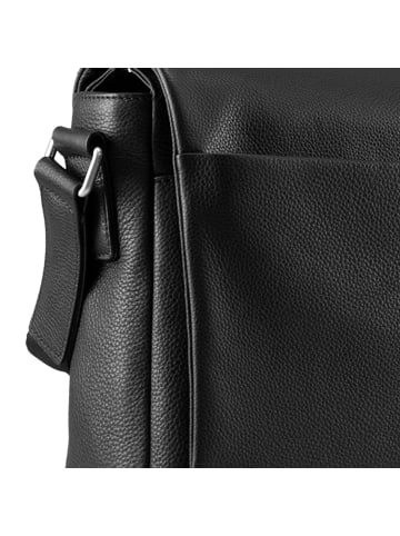 Jost Frankfurt Messenger Leder 36 cm Laptopfach black